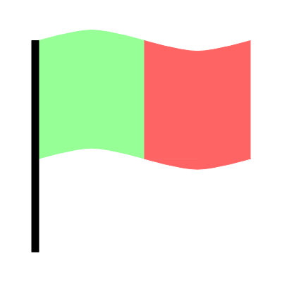 green-red-flag